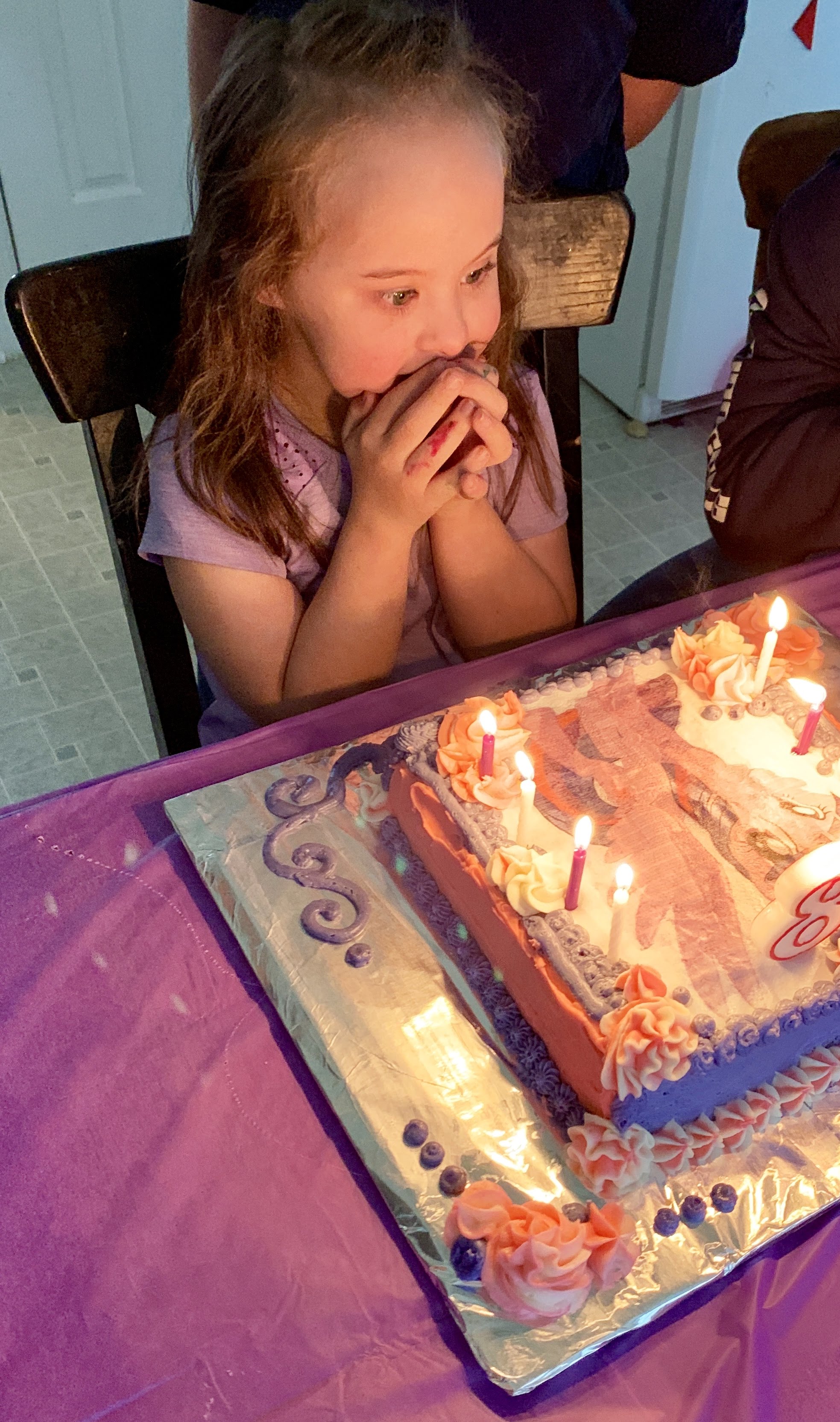 eating cake